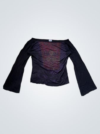Etam Black Long Sleeve Top