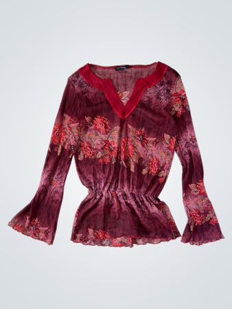 Primu Paris Floral Long Sleeve Top