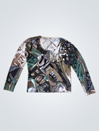 Koiné Graphic Long-Sleeve Top