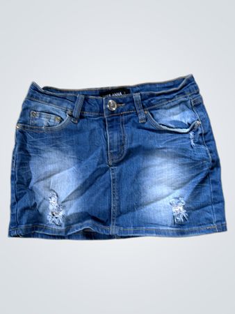 MISS ANNA Damen Jeansrock