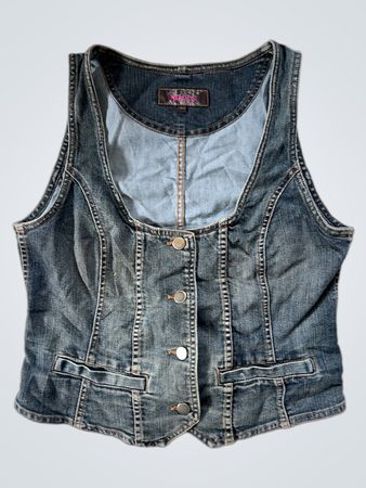 ROZII Damen Denim Weste Größe 40