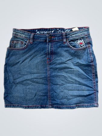 Sommer Innen Jeansrock