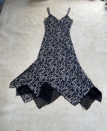 LA CITY Women's Patterned Slip Dress Size 38