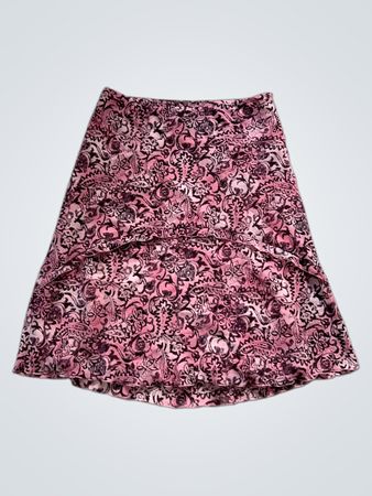 Mexx Pink Floral Print Midi Rock