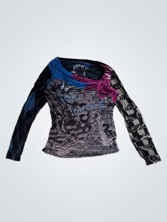 Desigual Long-sleeve Graphic Top