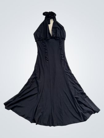 Chesley Black Halter Neck Maxi Dress