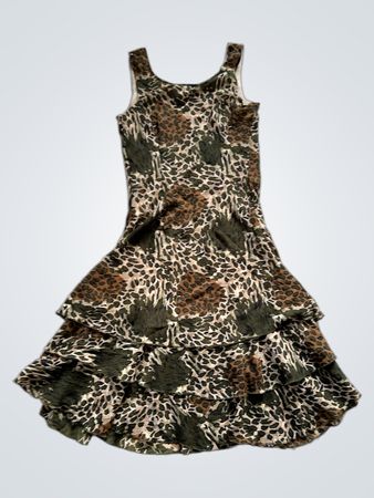 Esmara Leopard Print Tiered Dress