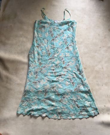 Identic Floral Print Slip Dress