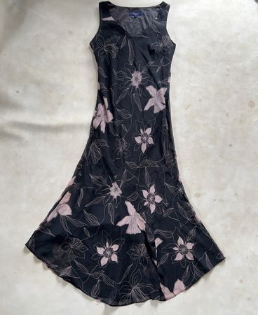 Collection Debenhams Black Floral Maxi Dress