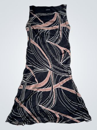 FLORENCE + FRED Black Dress with Abstract Print