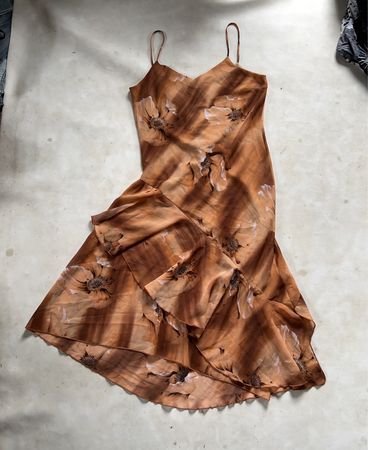 Olivia Olivia floral print lace-up dress