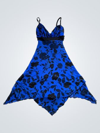 Blue Floral Dress