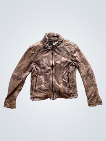Milestone Brown Leather Jacket