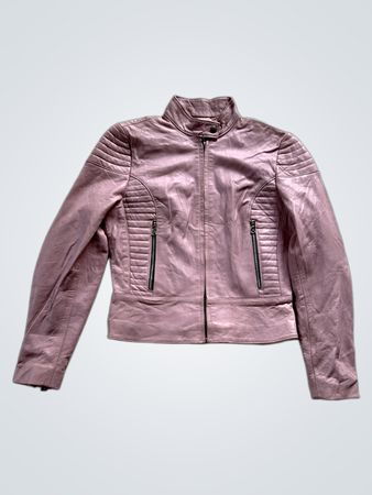 D'un Caprice Pink Leather Jacket