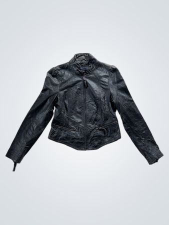 Zara Basic Leather Jacket