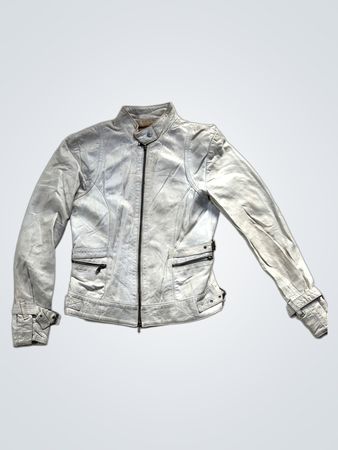 White Leather Jacket