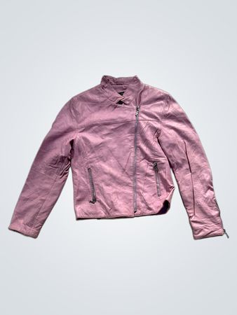 Pink Leather Jacket