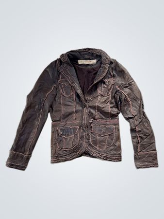 SAGA IBÁÑEZ POR CARLOS IBÁÑEZ 1953 Brown Leather Jacket