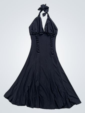 Chesley Black Halter Dress