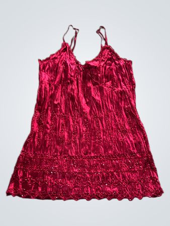 Red Beaded Camisole