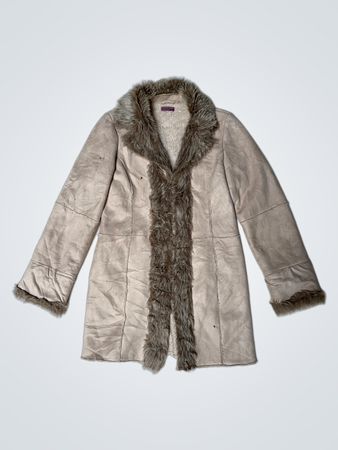 NO EXCUSE Faux Fur Lined Coat