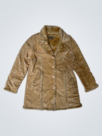 HAOXIMAO Faux Fur Lined Coat