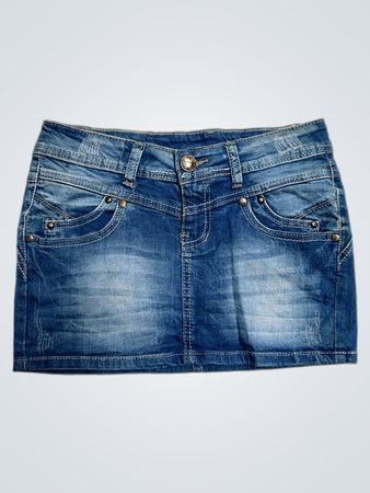 Adoro Jeans Damen Denim Minirock