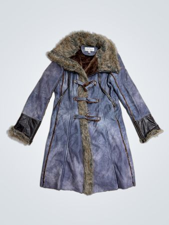 Jennifer & Company Faux Fur Trimmed Coat