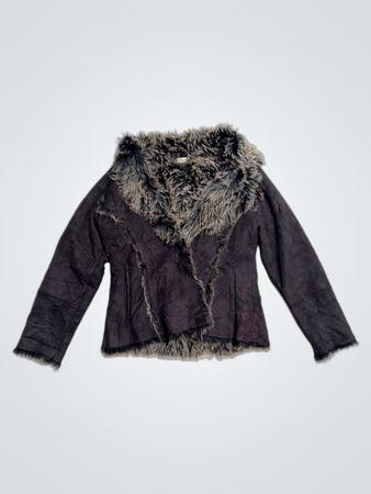 George-collection Faux Fur Lined Jacket