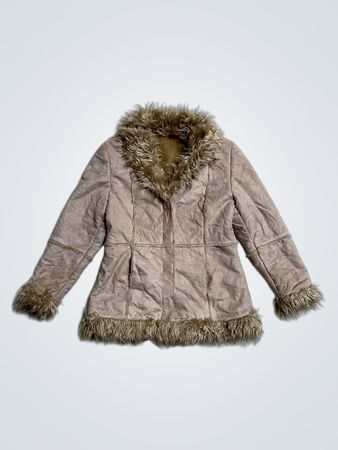 Faux Fur Trimmed Jacket
