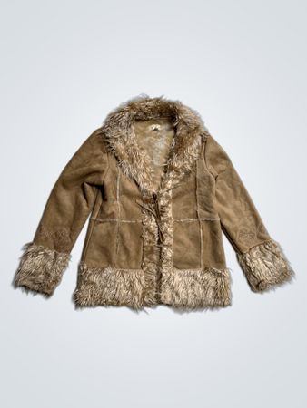 B.n.k Faux Fur Trimmed Jacket