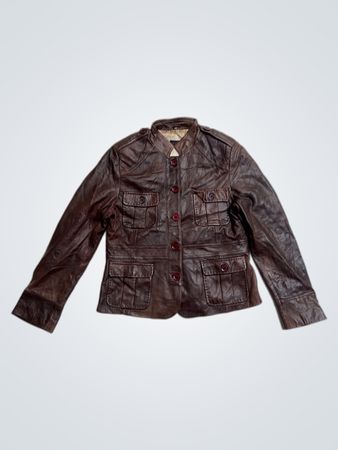 CABRINI Brown Leather Jacket