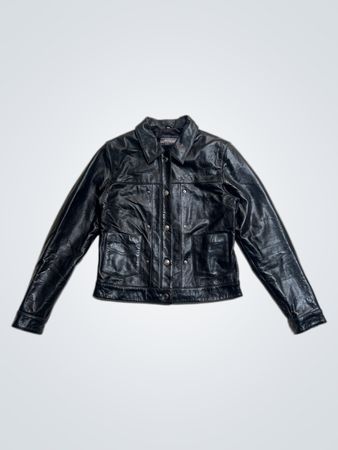 Ben Sherman Black Leather Jacket
