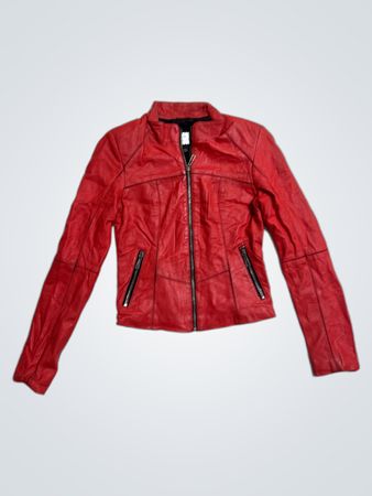 Davudo Pelle Exclusive Red Leather Jacket