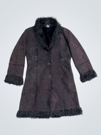 M&S Mode Faux Fur Trimmed Coat