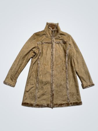 Brown Faux Fur Lined Jacket