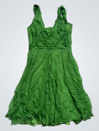 Robe Mini Volante Verte AllSaints