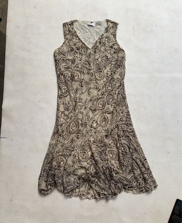robe à motifs bonmarché