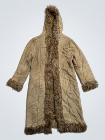 WIBELLE Fur Lined Hooded Coat