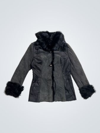 GONFUR von GÜLDEMIR Lammfell- und Pelzbesatzjacke