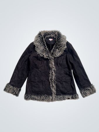 Jacket in Ecopelle Foderata in Pelliccia Sintetica OUTFIT CLASSIC
