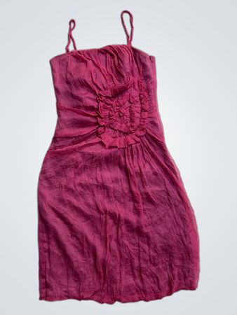 MAKALU FASHION HOUSE Pinkes Rüschenshirt