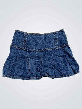 Frantic Jeans Denim Faltrock Mini