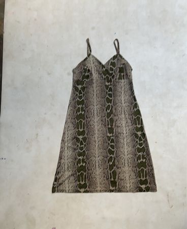 Easy Comfort Underwear Snake Print Slip Dress