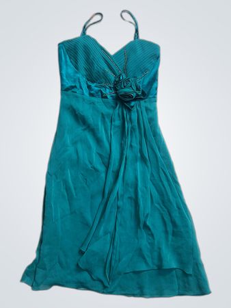PIQRO Collection Teal Kleid Größe 34