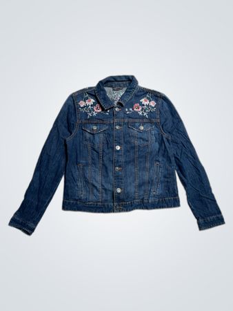 Yessica Embroidered Denim Jacket