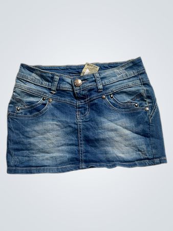 Adora Jeans Damen Jeans-Minirock Größe 42