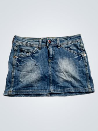 Guess Damen Jeans Minirock Größe 26