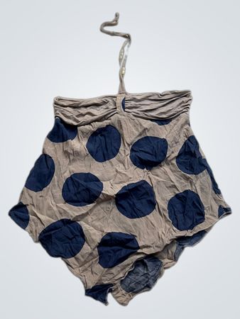 Damen-Top mit Neckholder und Polka-Dots