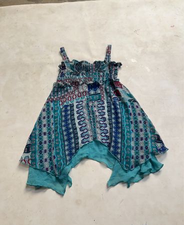 Boho‑Print Lagenkleid